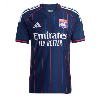 Olympique Lyonnais Maglia Gara Trasferta Repliche 2025-26 Maniche Corte